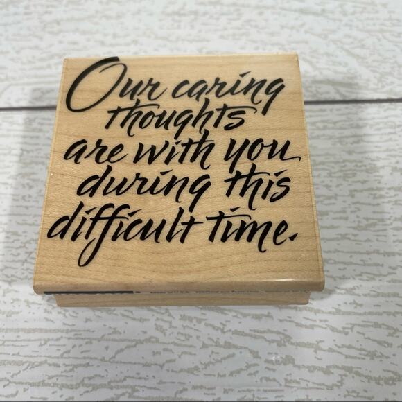 Wood and Rubber Stamps 6 Piece Get Well Theme - Picture 2 of 12